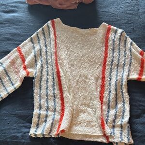 Striped Cream Sweater